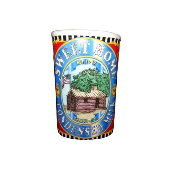Corner Grocery Roshco Inc. Sweet Home Condensed Milk Vase And/or Utensil Holder - Picture 1 of 3